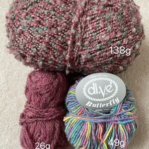 Lot of 3 Skeins Yarn